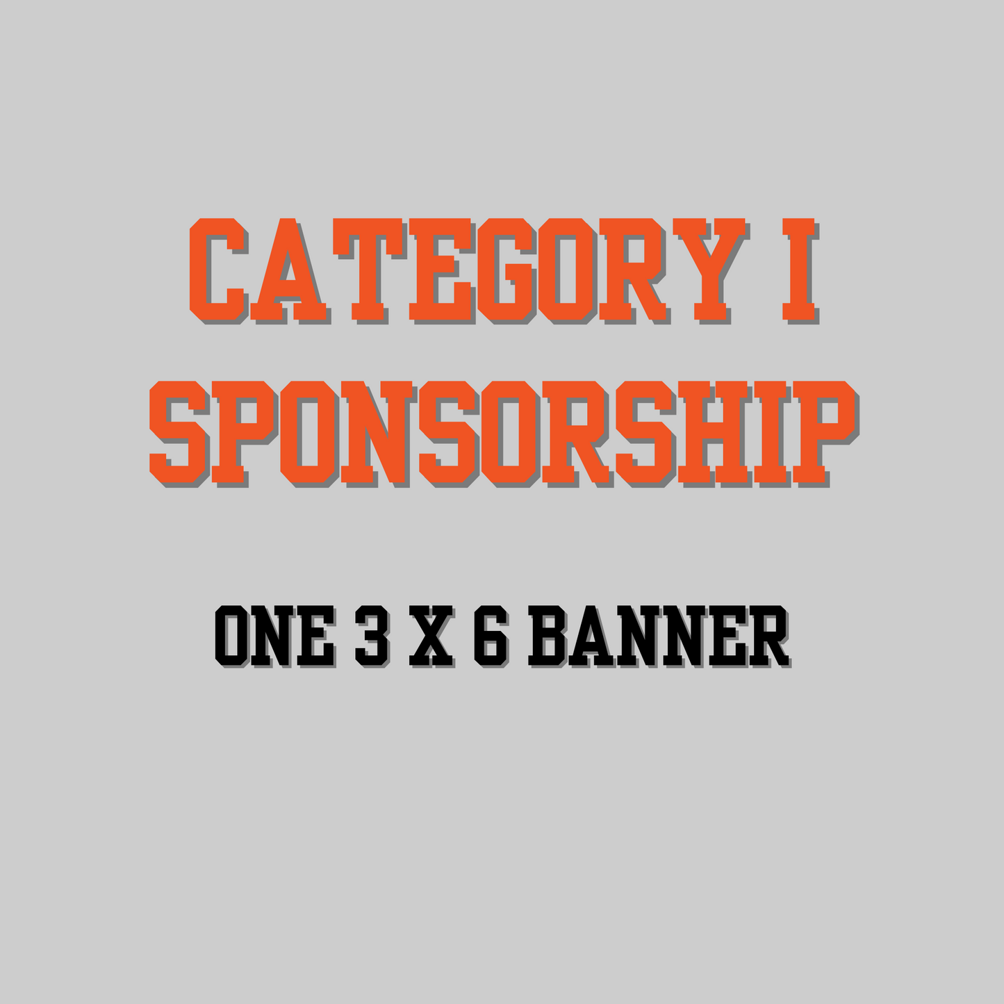 Category I Sponsorship