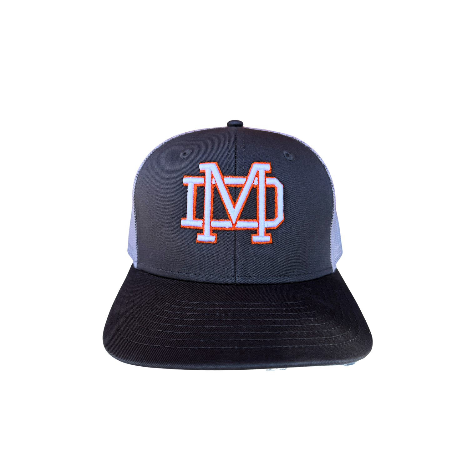 Charcoal & Gray Adjustable Trucker Hat