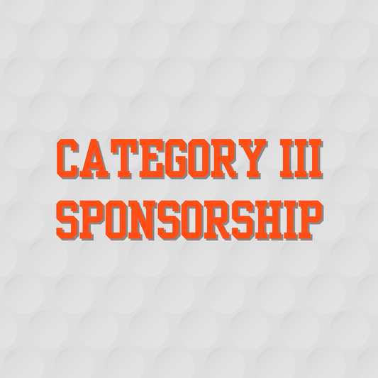 Category III Golf Sponsor