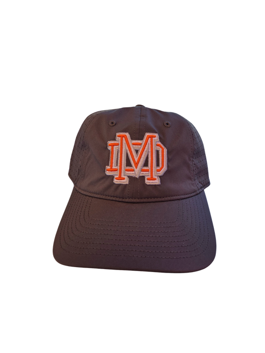 Grey Breathable Adjustable Hat