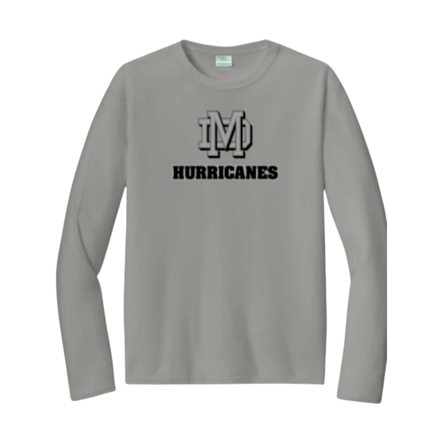 MDHS Moisture-Wicking Long Sleeve Grey Shirt