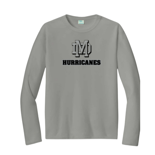 MDHS Moisture-Wicking Long Sleeve Grey Shirt