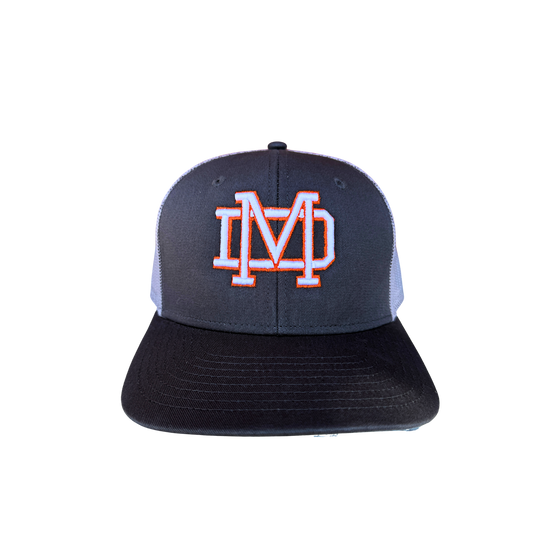 Charcoal & Gray Adjustable Trucker Hat